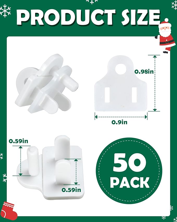 Outdoor Waterproof Outlet Covers and Weatherproof Gaskets 50 Piece Set White，Weatherproof Extension Cord Cover,Outdoor Waterproof Power Outlet Covers Are Available for 2 or 3 Hole Plug Covers