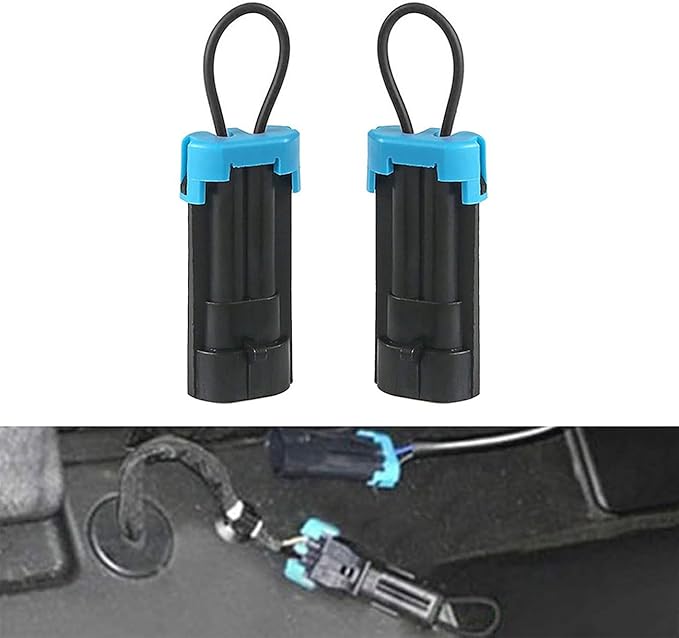 2PCS for Polaris Ranger Seat Belt Bypass for UTV Seat Belt Bypass Harness Override Seat Bypass for Polaris RZR Ranger 570-1000 XP Bypass Connector Plug Accessories Black