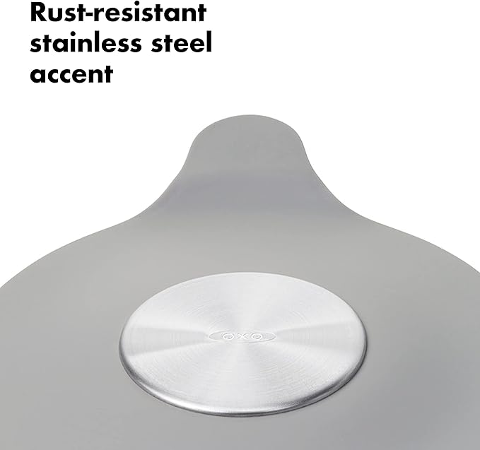 OXO Good Grips Silicone/Stainless Steel Tub Stopper, Grey