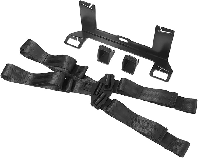 Shkalacar Car Child Seat Restraint Anchor Mounting Kit, Cars Seat Mount Bracket Universal Steel Latch for ISOFIX Belt Connector Seat Belt Bracket Latch