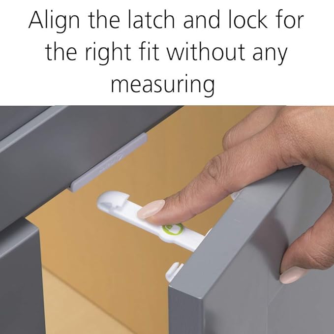 Safety 1st Adhesive Cabinet Latch, 12 Piece, One Size