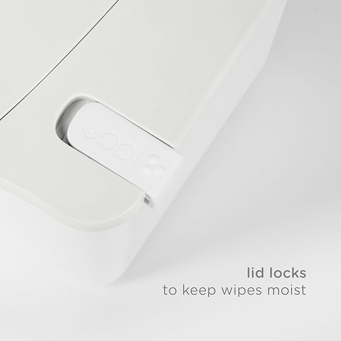 Ubbi Baby Wipes Warmer and Dispenser with Nightlight, Top-Heating System, Moisture Lock Lid, Fits Standard Wipe Packs, Soft Glow Light for Diaper Changes, Oat
