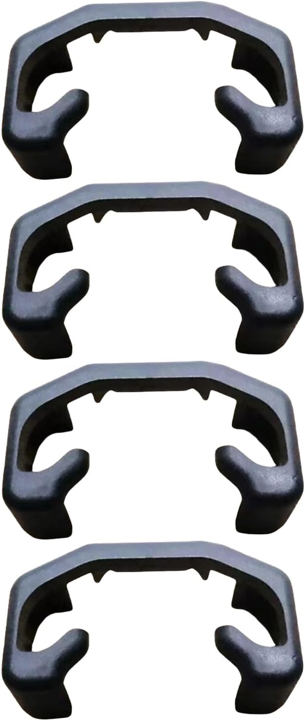 Pack of 4 Strong Seat Rails Caps General Fit Seat Glides Clips Seat Track Covers Set for Automotives Use