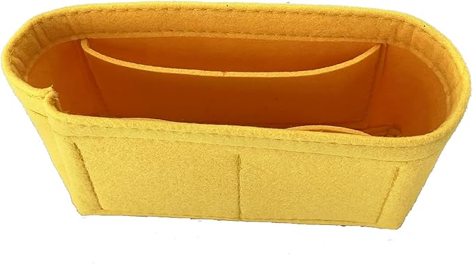 Women Bag Organiser Organizer Insert for Backpack Tote Large Inner Bag In Bag (Yellow)