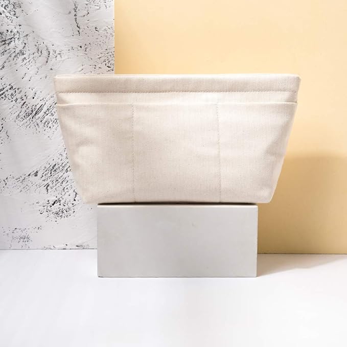 YONBEN Tote Purse Insert Handbag Organizer Shaper Handbag Liner Bag in Bag Divider Organizer Insert (M-With Zipper)