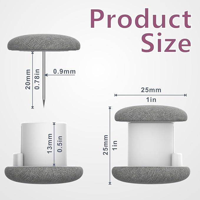 AHAILUOO Duvet Clips, Linen Double Sided Pin Fasteners, Sheet Comforter Holder (12, Medium Gray)