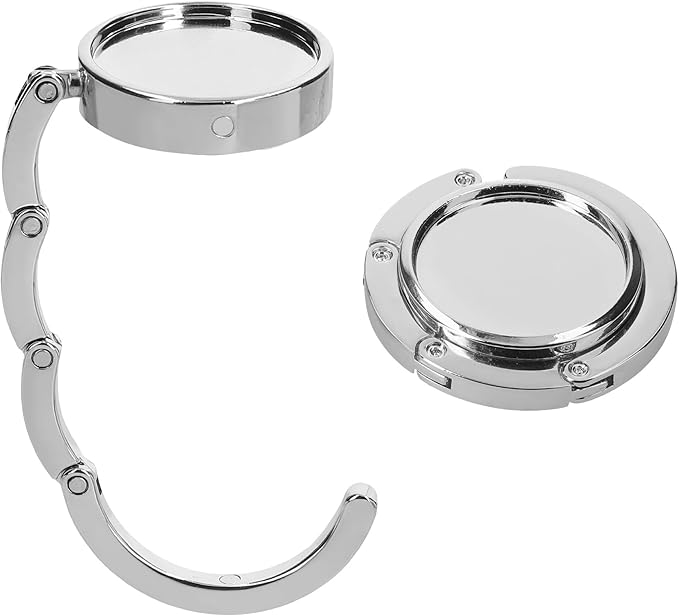 kwmobile Purse Hanger for Table (Set of 2) - Purse Hook for Table - Folding Handbag Hanger - Portable Bag Holder