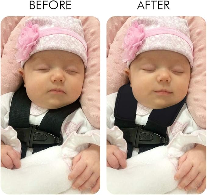 Accmor Car Seat Strap Covers for Baby Kids, Car Seat Strap Covers Shoulder Pads, Soft Seat Belt Covers for All Car Seats, Pushchair, Stroller