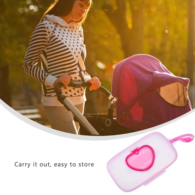 Wet Tissue Box Dirt Resistant Wet Wipe Container Durable Baby Wet Wipe Pouch Container for Travel Outdoor Car Office Home Accessories