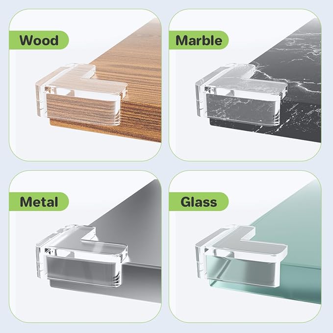 SUTOUG 30 Pack Corner Protector Baby, Table Corner Protectors for Furniture, Baby Proof Corners and Edges, Corner Covers Baby Safety, Baby Corner Protector Guards, Clear