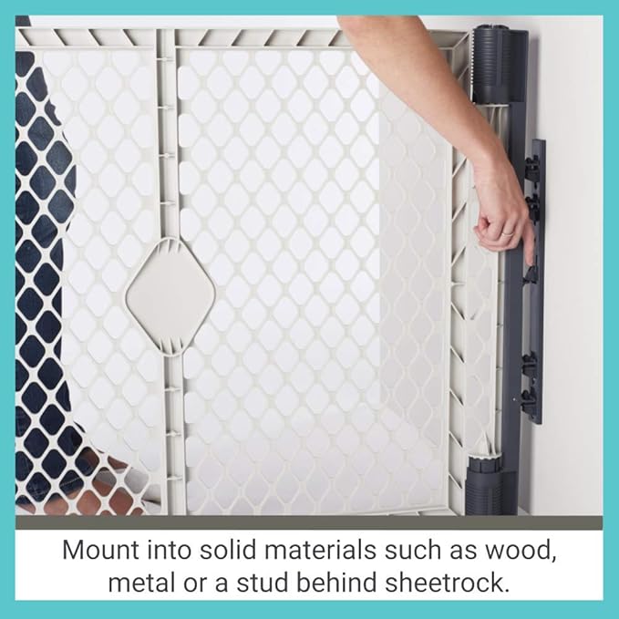 Toddleroo by North States - Superyard Wall Mount Kit: Play Yard Wall Mount Kit Compatible with SuperyardPlay Pens - Made in USA - Gray