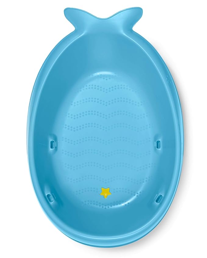 Skip Hop Infant Bath Tub 3-Stage Grow With Baby Smart Sling MOBY Bathtub Blue Age 0+