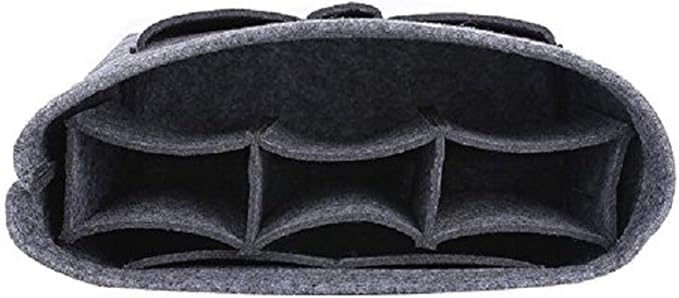 ZTUJO Purse Organizer Insert, Felt Bag Organizer For Handbag Purse Organizer,13 Colors, 6 Size (X-Large, Grey)