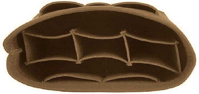 ZTUJO Purse Organizer Insert, Felt Bag Organizer For Handbag Purse Organizer,13 Colors, 6 Size (Small, Light Coffee)