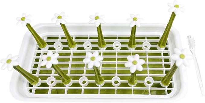 Removable Large Water Bottle Drying Rack, Vertical Bottle Drying Rack Kitchen Counter for Drinking Glass, Insulated Mugs, Baby Bottles, Sports Bottles, Plastic Bag, Wine Glass, Tumblers, Water Cups
