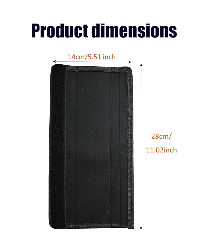 2 Pack Stroller Handle Cover (11.02 * 5.51 inches), Replacement Baby Stroller Handle Pads, Handle Sleeve Cover for Baby Stroller Pushchair, Pushchair Armrest Dust Proof Handle Sleeve