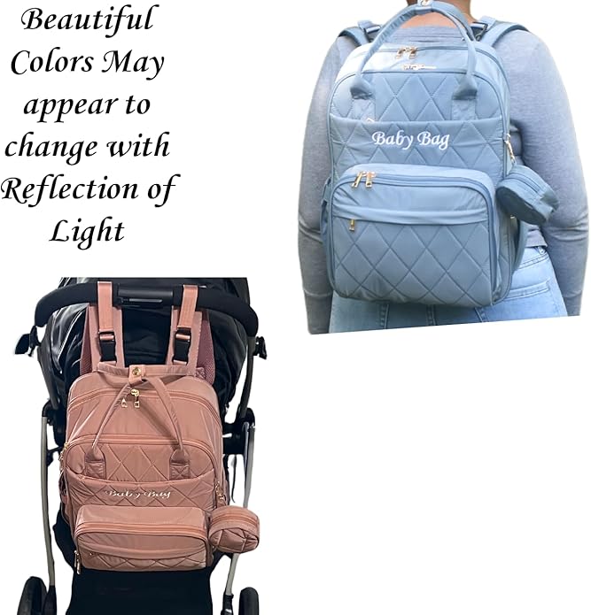 SLyTesha Oversized Mommy Diaper Bag - Travel & Hospital Bag for Baby