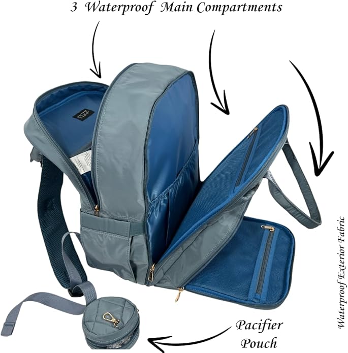 SLyTesha Oversized Mommy Diaper Bag - Travel & Hospital Bag for Baby