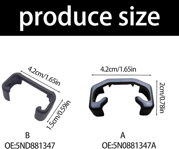 Pack of 4 Strong Seat Rails Caps General Fit Seat Glides Clips Seat Track Covers Set for Automotives Use