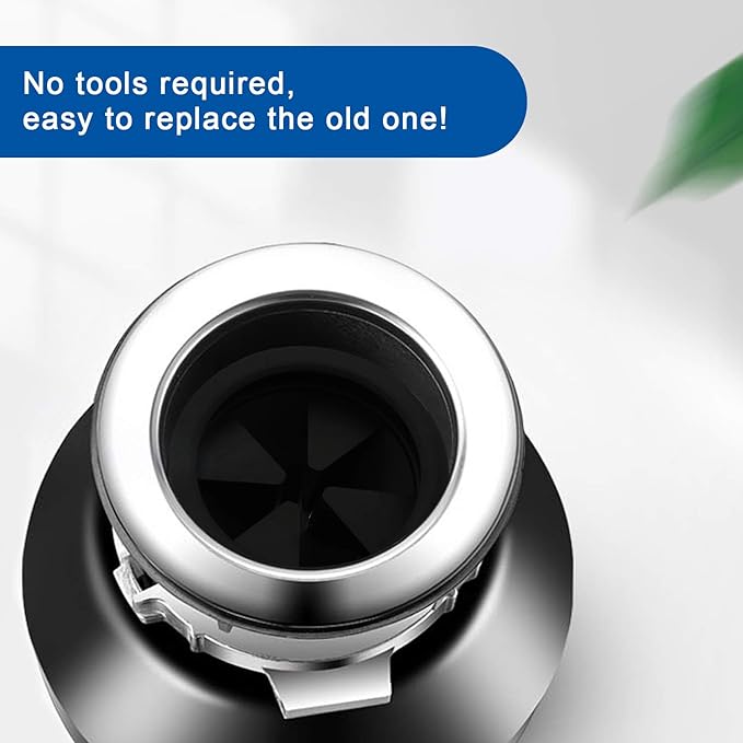 2 PCS Garbage Disposal Splash Guard Collar Sink Baffle, Food Waste Disposer Accessories for Wasting King, Whirlaway and GE Models (3 1/8 Inch in Diameter) by CLEESINK