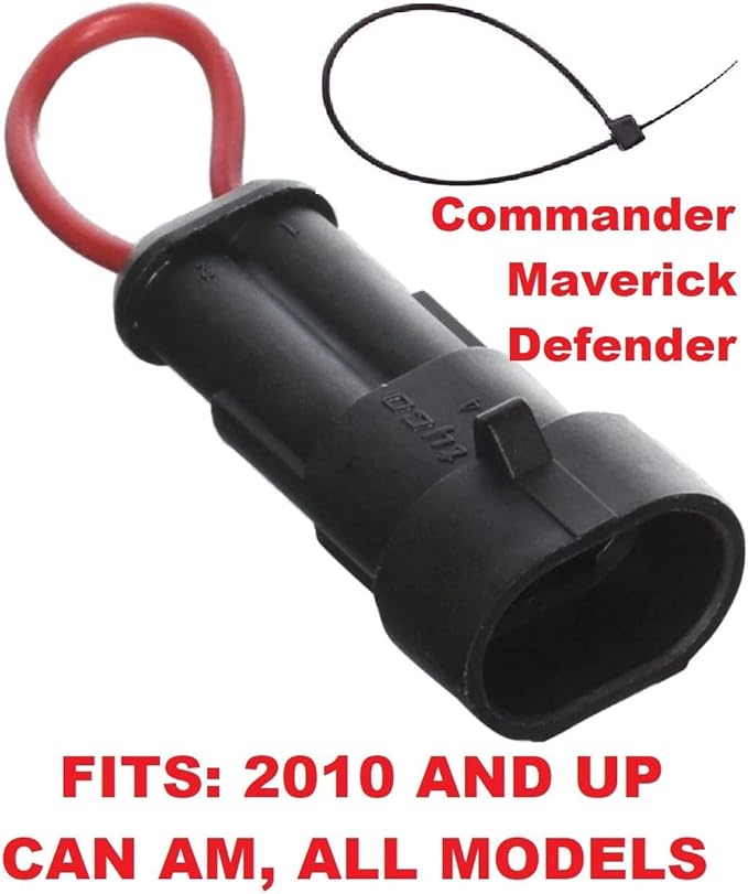 Seat Belt Bypass FOR 2010 and UP CAN-AM Commander, Defender, Maverick 800 Max X MR ds Turbo rs Xmr Sport RC Trail xc X3 Harness Override Switch Connector Plug Clip Accessories Over Ride Can Am By-Pass