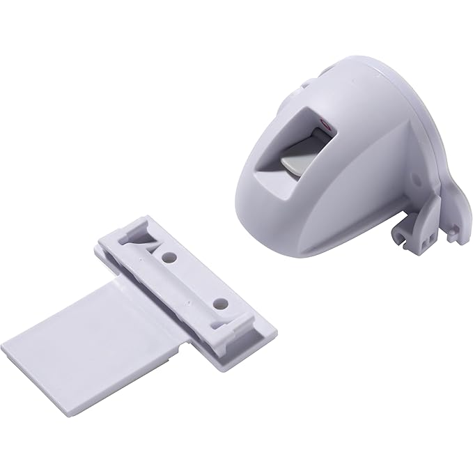 Safety 1st Adhesive Magnetic Cabinet Locks, Includes 20 Child Locks for Cabinets & Drawers, 2 Keys, White