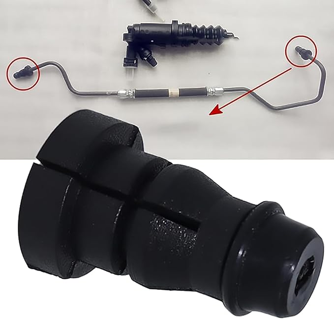 Universal Brake Clutch Slave Master Cylinder Pipe Connector Joint Clip Seal Gasket Repair Kit for VW for Audi for Seat for Skoda - Seal & Clip Set 02F141143A 1K0798741