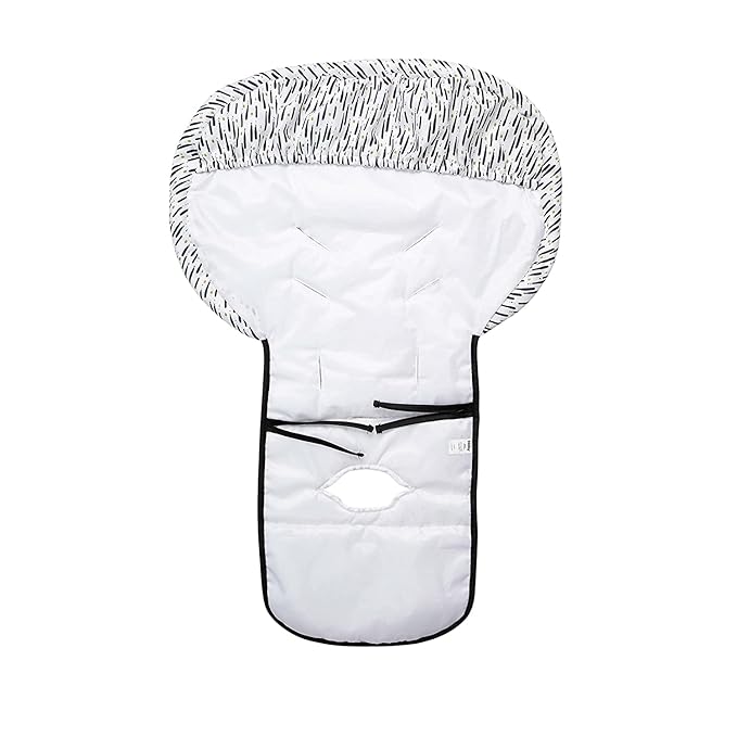 Nuby Baby High Chair Cover - Protects from Spills and Crumbs - Water Resistant for Easy Cleanup - Brush Strokes Print