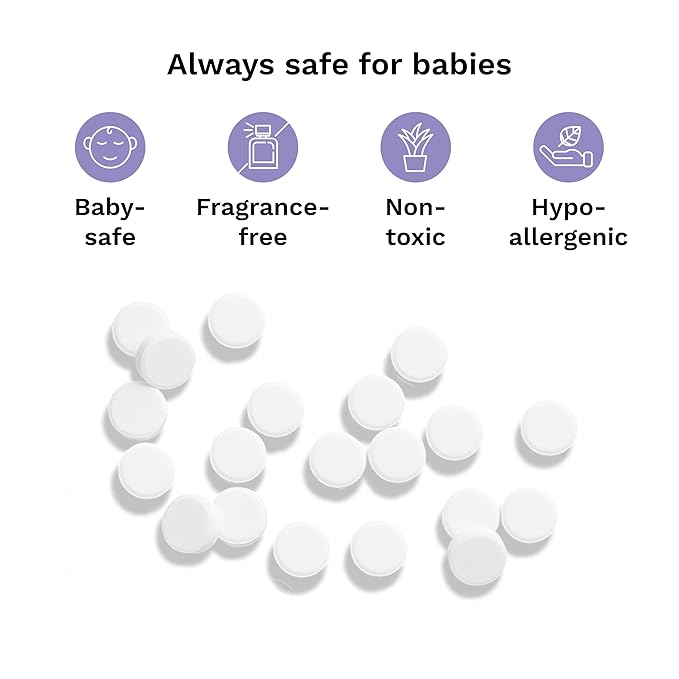 Baby Brezza Descaling Tablets - Compatible with Bottle Washer Pro and All Brands of Baby Bottle Washer Appliances