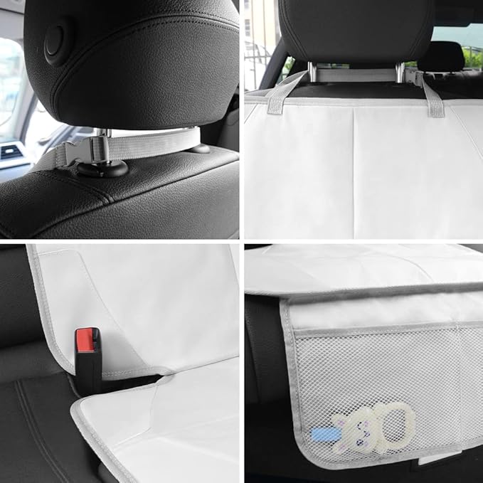 Meolsaek Car Seat Protector, Durable Car Seat Protector for Child, Waterproof Thick Pad Car Seat Cover for Back Seat Protecor (No Imprints)