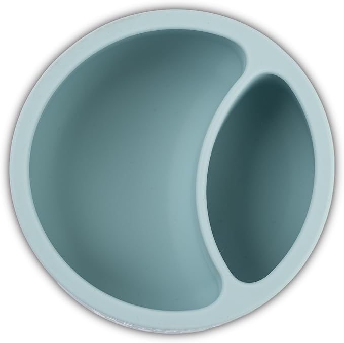 Silicone Suction Bowl for Toddlers and Babies by Bella Tunno, Food Grade BPA Free Silicone, Non Slip Suction Base, Microwave & Dishwasher Safe, Ideal Baby-Led Weaning & Self Feeding Bowl, Miss Mess