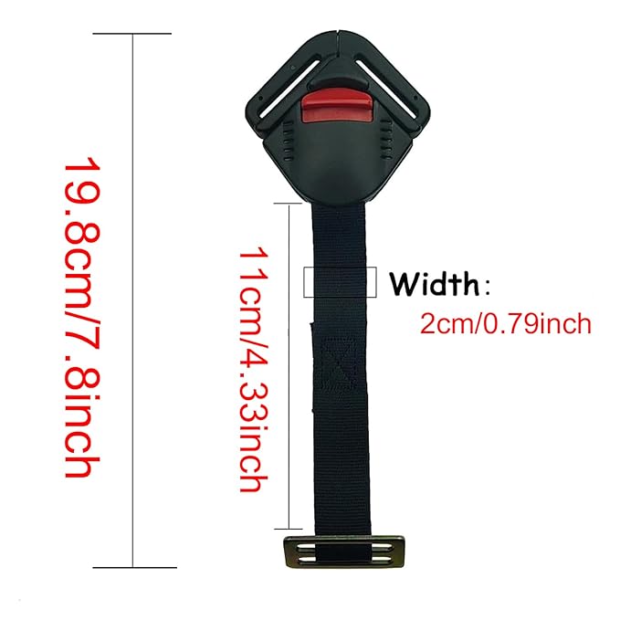 Universal Child Seat Toddler Harness Clip Fixed Lock Buckle 5PT 5 Point Adjustable Strap for Stroller Baby High Chair Pram Buggy Kid Pushchair