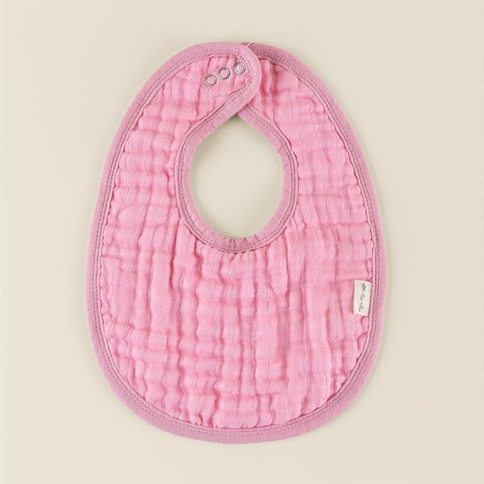 Itzy Ritzy Set of 3 Baby Bibs - Ultra-Soft Adjustable Infant & Toddler Bibs Made of Triple-Layer Cotton Muslin, Ideal for Drooling, Teething, & Eating - 3 Stylish, Coordinating Prints (Strawberry)