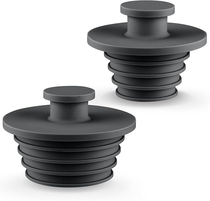 Aluvor Bathtub Stopper 2pcs Sink Stopper Tub Plug Bathroom Shower Drain Plug Silicone Bathtub Drain Plug Tub Drain Stopper Washbasin