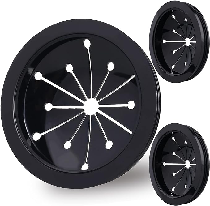 3 Packs Garbage Disposal Splash Guard Sink Baffle, 3-1/8 Inch Food Waste Disposer Accessories, Suitable for Waste King, Whirlaway and GE Models