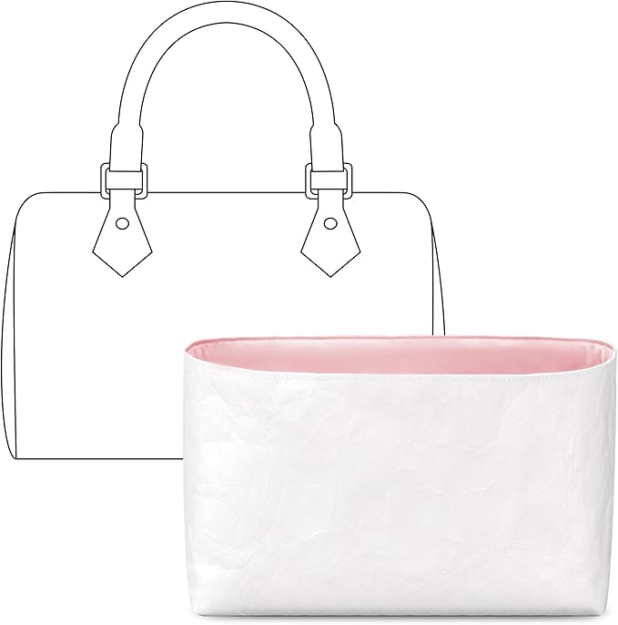 Purse Organizer Insert for LV Speedy Nano Handbag,Custom Fit Inside Premium Rose Sakura Lightweight WaterResistant Tote Bag Insert