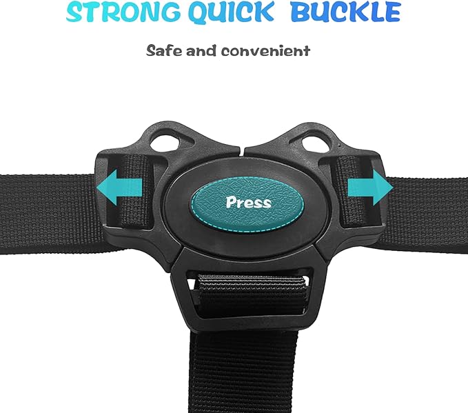 RUSUO Belt,Baby Safety Belt Adjustable 3 Point Harness Baby High Chair Straps Seat Belts for Child Kid Stroller High Chair