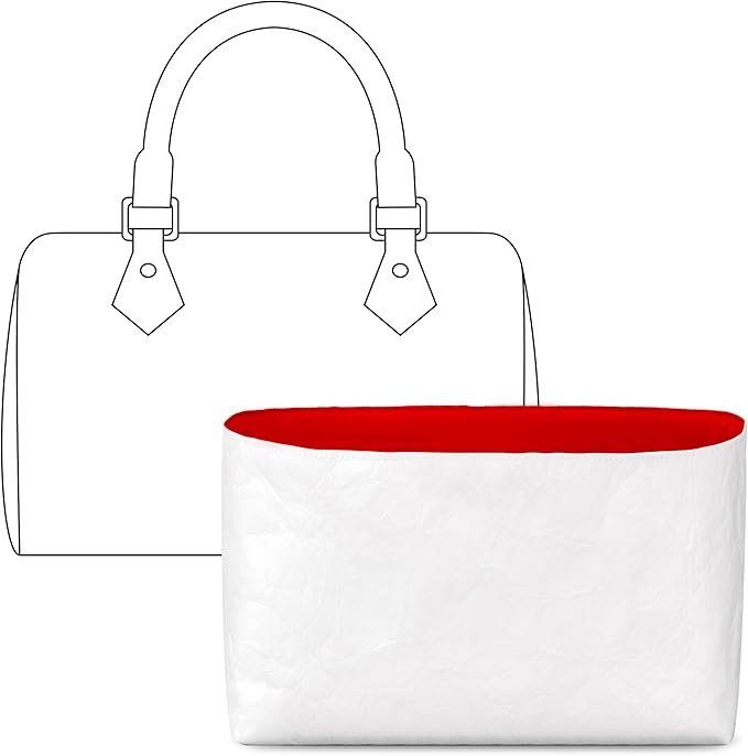 Tote Bag Organizer Insert for LV Speedy Nano Handbag,Custom Fit Inside Premium Rogue Coeur Lightweight WaterResistant Purse Insert
