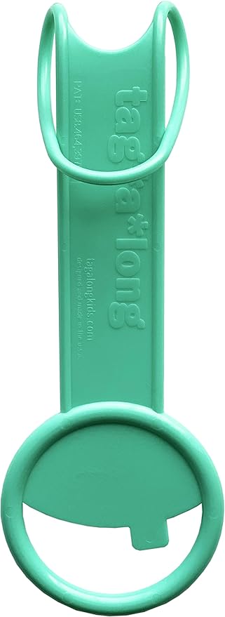 Tagalong Stroller Accessory for Safety | Toddler Must Have | Toddler Travel Accessory - Attaches to Strollers, Wagons, Shopping Carts I Disney Trip Essential I Made in USA - Teal