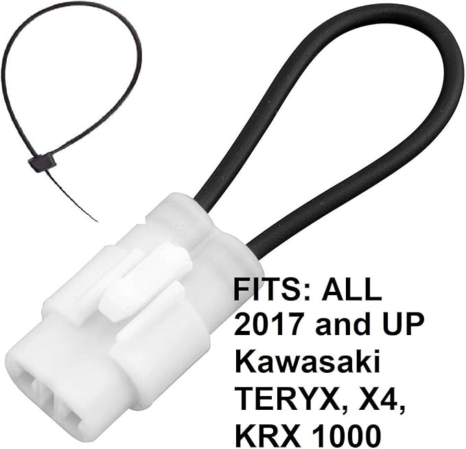Seat Belt Bypass FITS: ALL 2017 and Newer Kawasaki TERYX all models KRX 1000 LE 2 4 Seater Harness Override Switch Connector Jumper Plug Clip Accessories Over Ride By-Pass