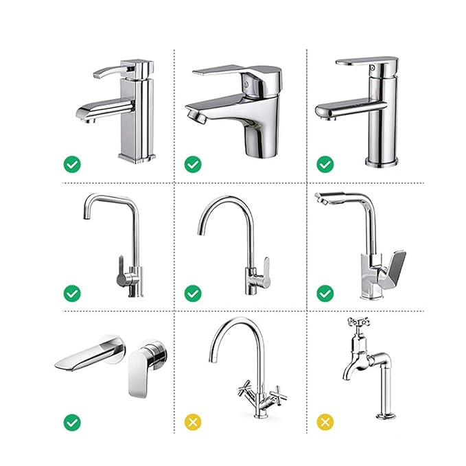 gernie Faucet Handle Extender, Splashproof Soft Silicone Childrens Faucet Extender Sink Extender, Connects to Sink Handle and Faucet Make Washing Hands Fun, Teaches Your Child Good, Toronto White