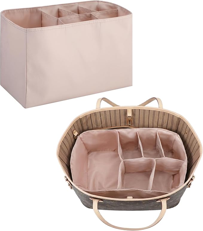 Mifoci Diaper Bag Insert Organizer 12 x 8 x 6.3 Inch Waterproof Multi Pocket Bag Purse Organizer for Work Tote Diapers