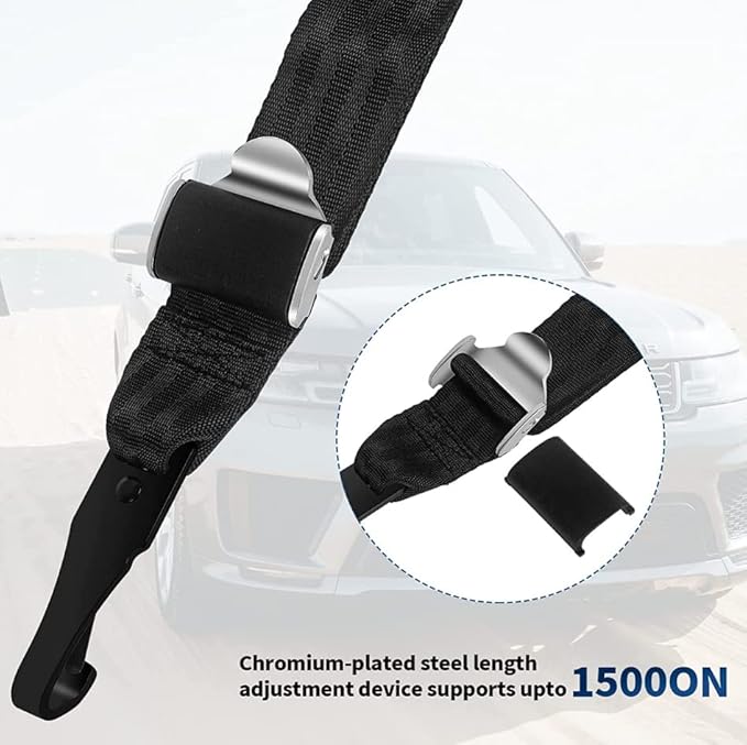SKCAZA General Latch Interface Strap The Passenger Car Baby Seat Fixing Straps Latch Connector 1 Pack