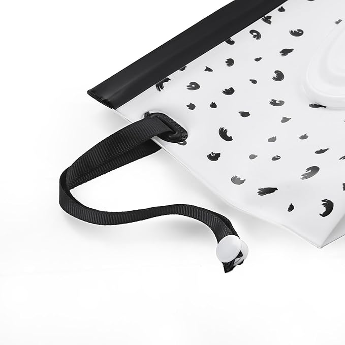 PandaEar 4 Pack Baby Wipe Dispenser, Refillable Baby Wipe Holder Bag Portable Wipes Container Reusable Wet Wipe Pouch