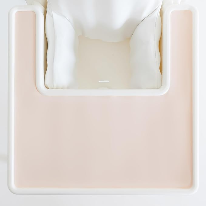 Yeah Baby Goods Placemats Compatible with The IKEA Antilop Highchair (Blushing Beige) - Food-Grade Silicone Highchair Tray Mat – Easy to Clean, High Chair Accessory
