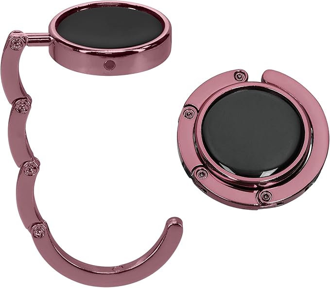 kwmobile Purse Hanger for Table (Set of 2) - Purse Hook for Table - Folding Handbag Hanger - Portable Bag Holder