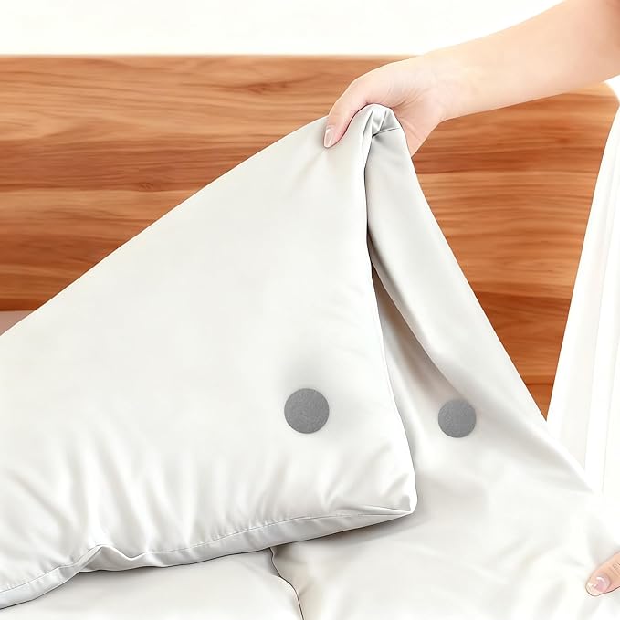 Uzpomel Duvet Cover Clips 6 Pack – Non-Slip Fasteners to Hold Comforter Inside, Secure Duvet Insert & Stop Shifting for Bedding, Quilts, Duvet Clips