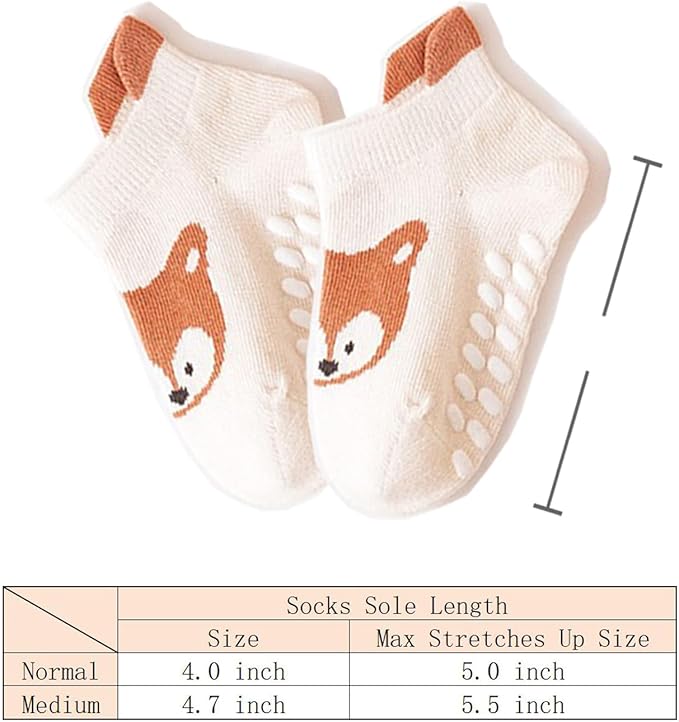 TFTSR Baby Knee Pads for Crawling (3 Pairs) and Baby Socks for Walking (3 Pairs), Walking Protector for Toddler Kid Girls Boy
