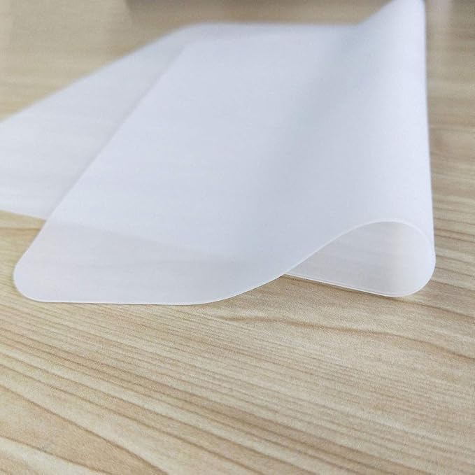 HomeDo Waterproof Silicone Placemats, Non-Stick Baking Mat, Non-Slip Dining Table Mat for Kids/Baby/Children, Heat Resistant Insulation Countertop Protector Pads (Clear, 15.75x11.81Inch-3pack)