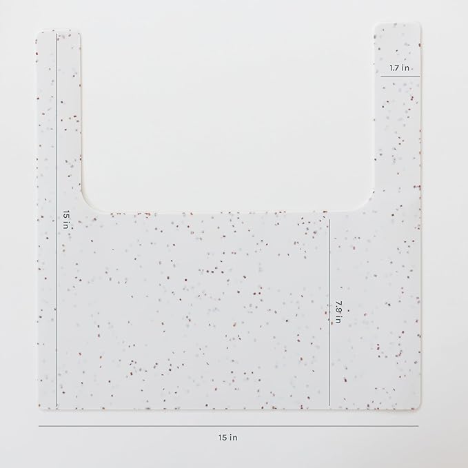 Yeah Baby Goods Placemats Compatible with The IKEA Antilop Highchair (Brown Speckle) - Food-Grade Silicone Highchair Tray Mat – Easy to Clean, High Chair Accessory